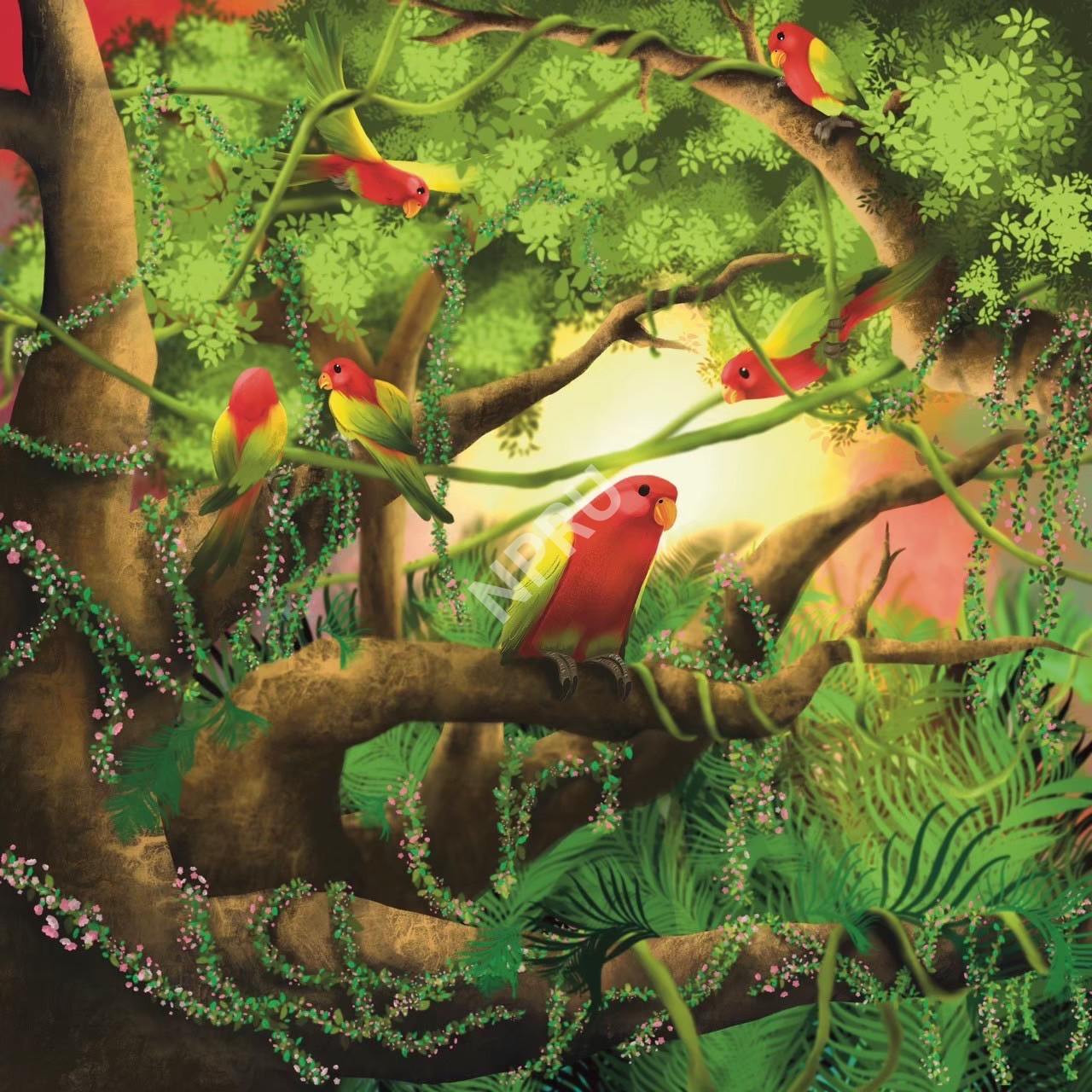 ลวดลายบนวัสดุแผ่นผืน