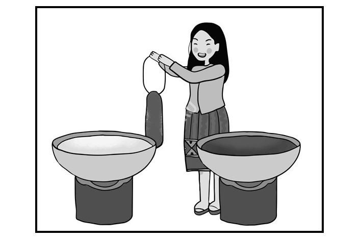 ลวดลายบนวัสดุแผ่นผืน