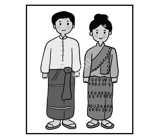 ลวดลายบนวัสดุแผ่นผืน