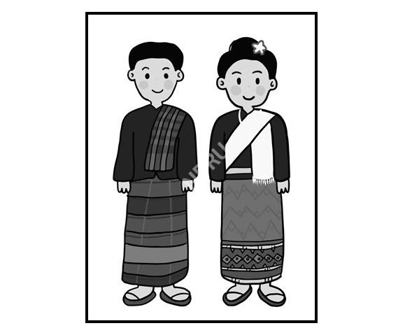 ลวดลายบนวัสดุแผ่นผืน