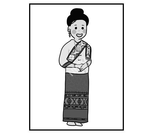 ลวดลายบนวัสดุแผ่นผืน