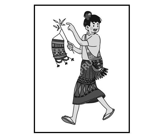 ลวดลายบนวัสดุแผ่นผืน