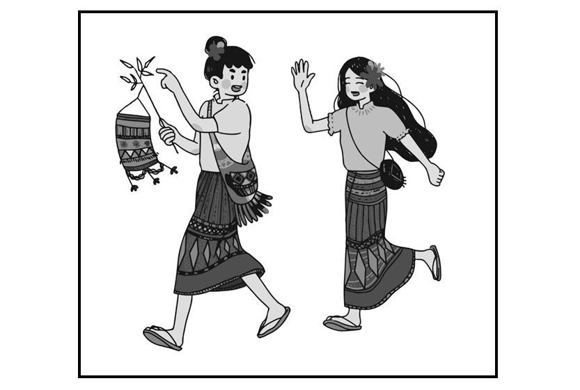 ลวดลายบนวัสดุแผ่นผืน