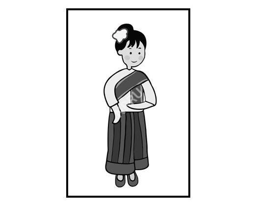 ลวดลายบนวัสดุแผ่นผืน