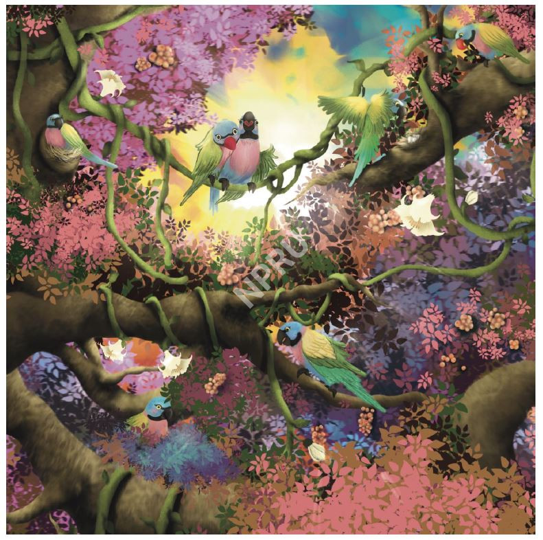 ลวดลายบนวัสดุแผ่นผืน