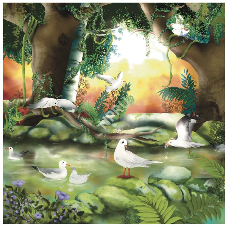 ลวดลายบนวัสดุแผ่นผืน