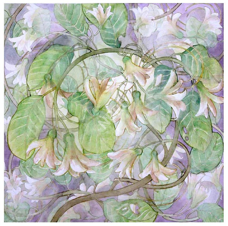 ลวดลายบนวัสดุแผ่นผืน