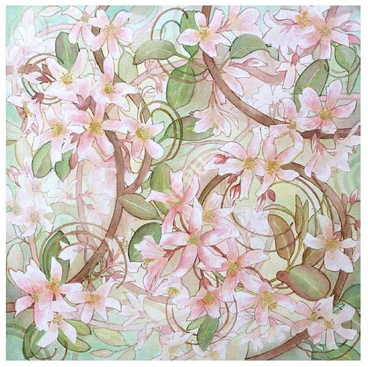 ลวดลายบนวัสดุแผ่นผืน