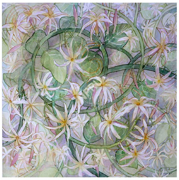 ลวดลายบนวัสดุแผ่นผืน